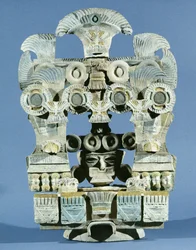 Deckel eines Räucherbeckens